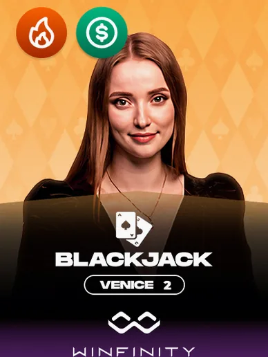 Venice Blackjack 2 live table by Winfinity — Fun Gamble